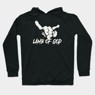 lamb of god ll horn sign Hoodie